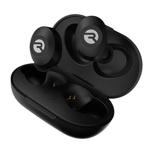 Raycon The Everyday Bluetooth Wireless Earbuds with Microphone- Stereo Sound in-Ear Bluetooth Headset True Wireless Earbuds 32 Hours Playtime (Matte Black) - Matte Black