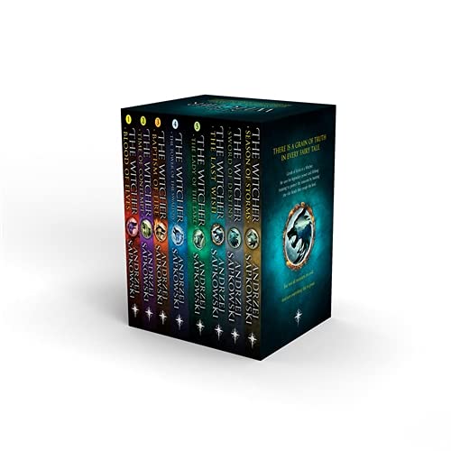 The Witcher Boxed Set: The Last Wish, Sword of Destiny, Blood of Elves, Time of Contempt, Baptism of Fire, The Tower of The Swallow, The Lady of the Lake, Season of Storms: 1-8