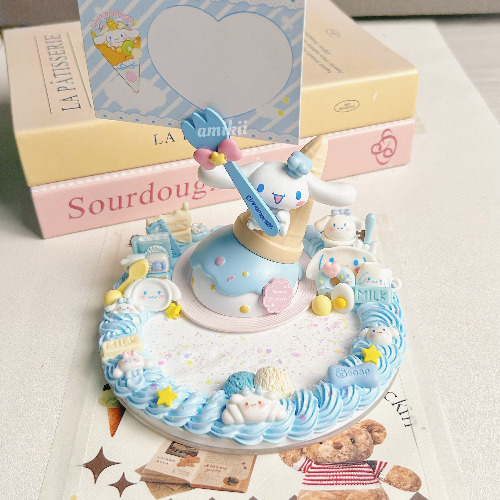 Sanrio Cinnamoroll and Pochacco phone stand and iPad stand | Cinnamoroll / No glitter