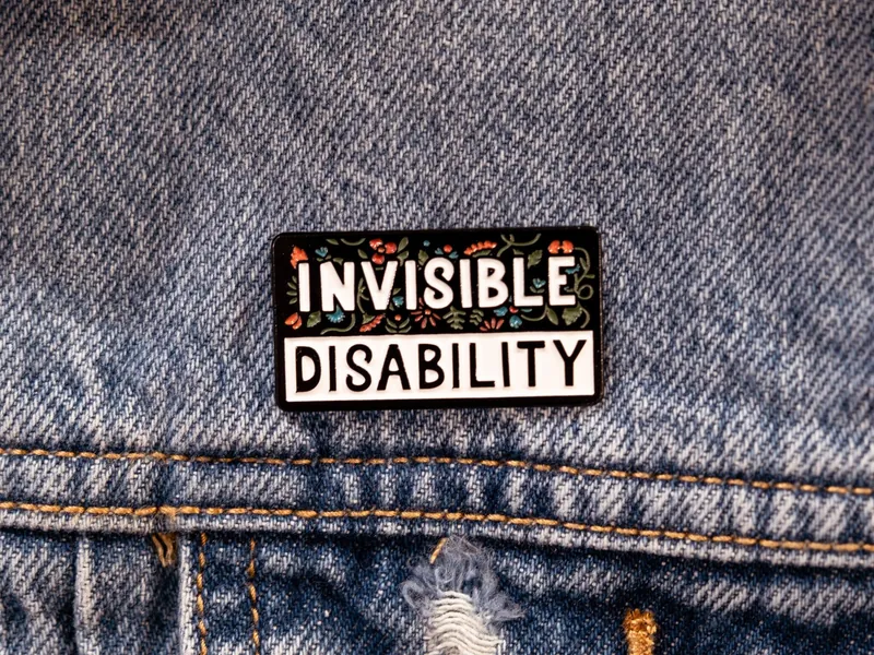 Invisible Disability - Soft Enamel Pin - Badge
