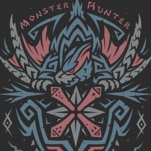 Nargacuga Hunter Hoodie | Unisex L / Charcoal Heather