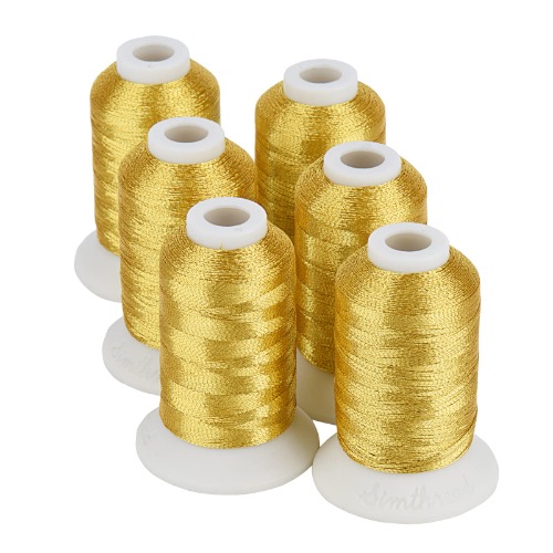 Gold Metallic Embroidery Thread