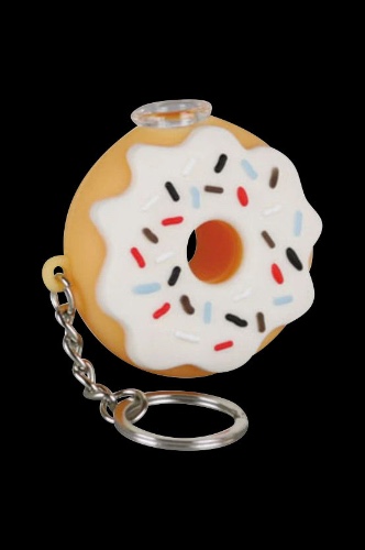 Silicone Donut One Hitter Keychain Pipe | Default Title
