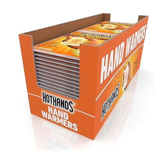HotHands Hand Warmers - Long Lasting Safe Natural Odorless Air Activated Warmers - Up to 10 Hours of Heat - 40 Pair - Hand Warmers
