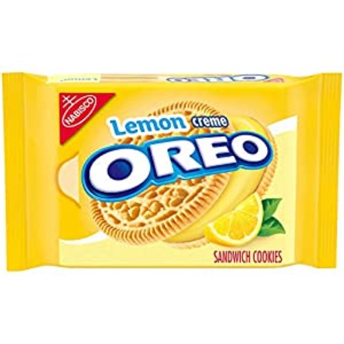 OREO Lemon Creme Sandwich Cookies, 15.25 oz