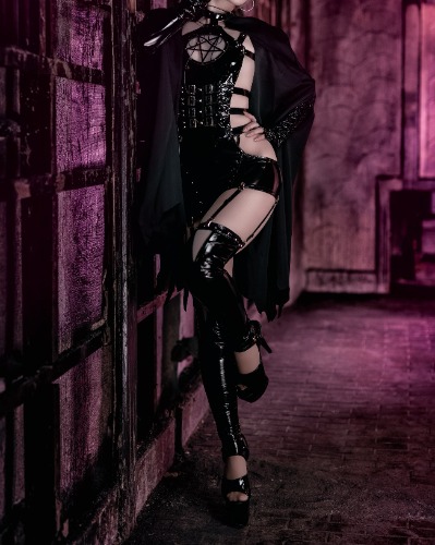 Soul Snatch | "Dark Pact Depravity" Minidress - M+ / for height of 155-165cm