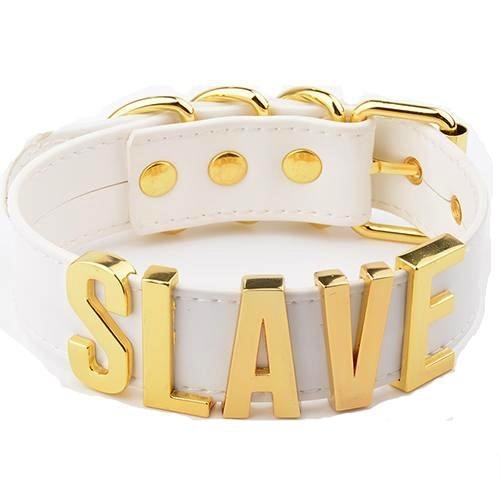 Slave Choker - White Gold