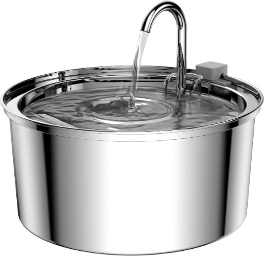 Cat Fountain, Stainless Steel