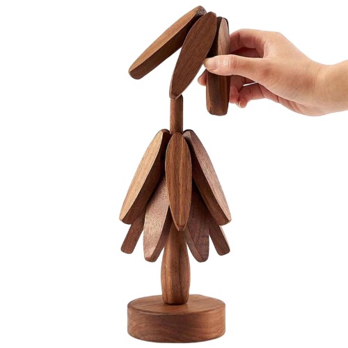 Tree Shaped Trivet Set for Hot Dishes and Mugs