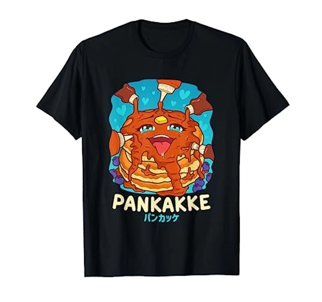 Funny Naughty Foodie Pun Kawaii Pankakke Japanese Pancake T-Shirt
