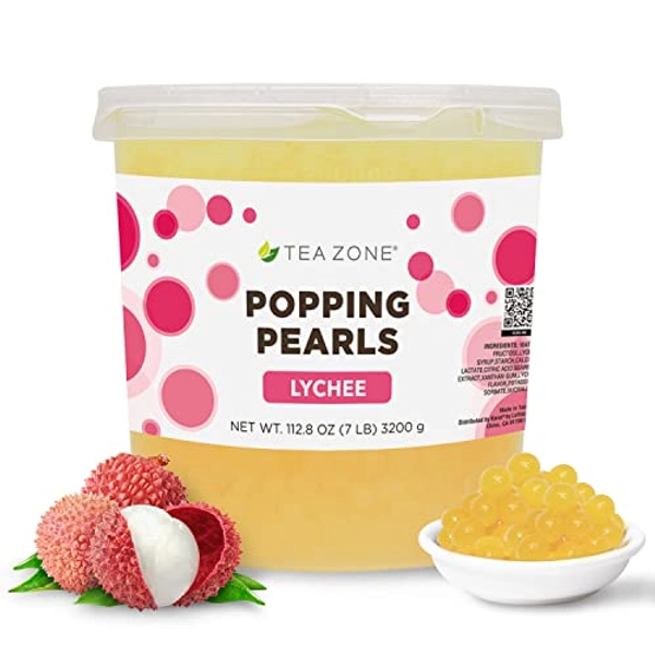 Tea Zone 7 lb Lychee Popping Pearls