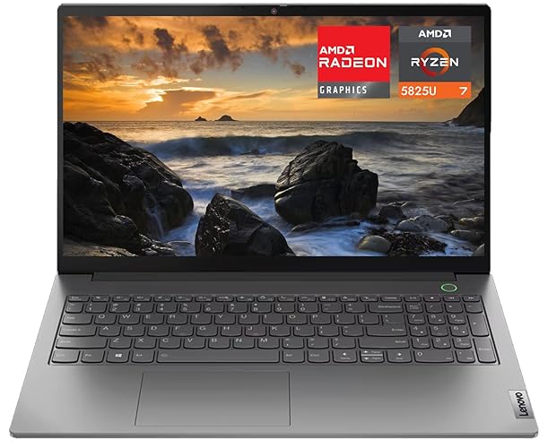 Lenovo ThinkBook 15 Gen 4 15.6" FHD, AMD Ryzen 7 5825U, 40GB RAM, 2TB PCIe SSD, Business Laptop, 1080p Webcam, Fingerprint, AMD Radeon Graphics, Win 11 Pro, Mineral Grey, W/GaLiMu - 40GB | 2TB SSD - R7 5825U