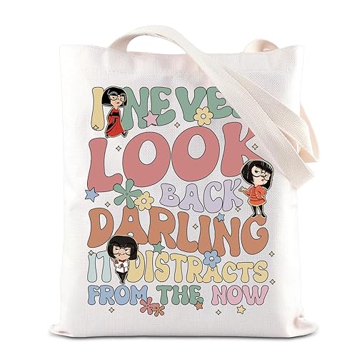 Magic Kingdom Gift Edna Fans Gift I Never Look Back Darling It distracts From The Now Tote Bag Cartoon Movies Gift - Never Look Uk2