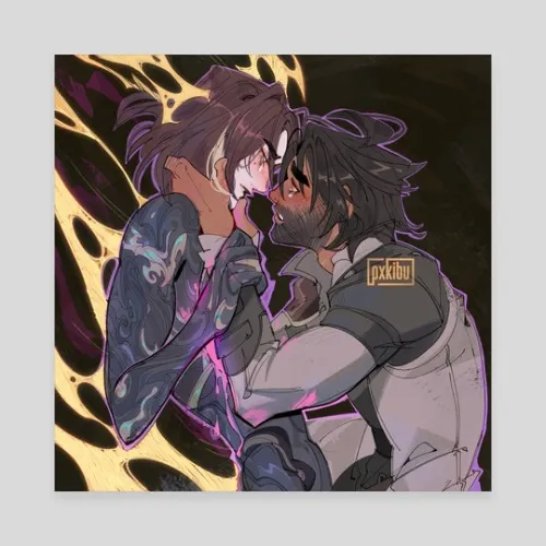 Jayvik - Human Enough by Kibu 8x8 Canvas Print