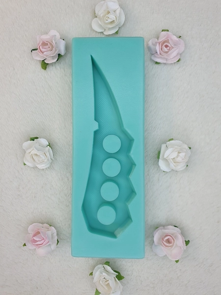 Chakra blade 2 sizes / Silicone mold made to order