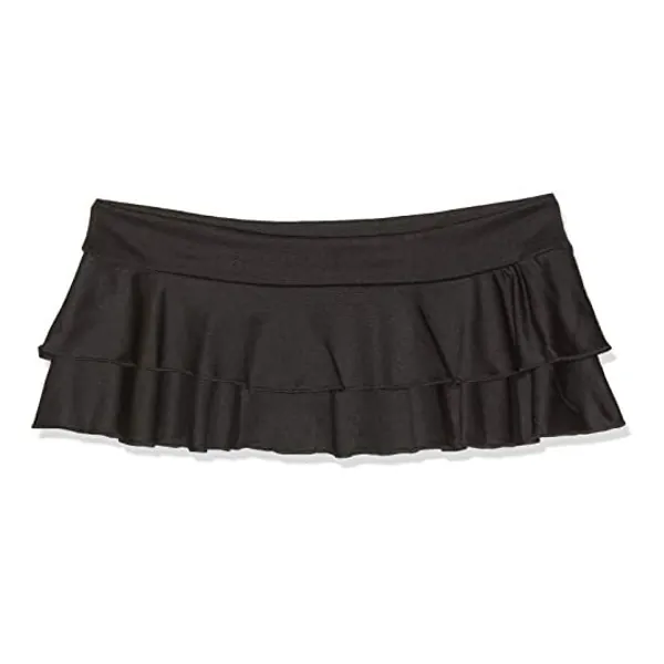 
                            Mapalé by Espiral Women's Flirty Double Layered Ruffle Mini Skirt
                        