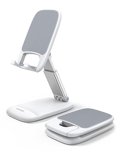 Lamicall Stand Phone Accessories, Desk Accessories - White Office Cell Phone Holder, Desktop, Office Desk Accessories, Phone Accessories, Desk Decor, Phone Accessories, Desk Accessories - 1-White