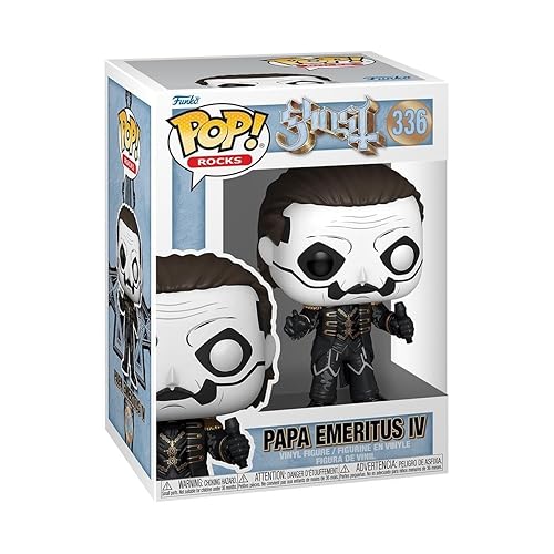 Funko POP! Rocks: Ghost - Papa Emeritus IV - Ghost Band - Collectable Vinyl Figure - Gift Idea - Official Merchandise - for Kids & Adults - Music Fans - Model Figure for Collectors and Display