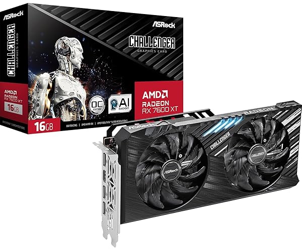 ASRock RX 7600XT Challenger 16GB OC Retail - RX 7600 XT Challenger 16GB