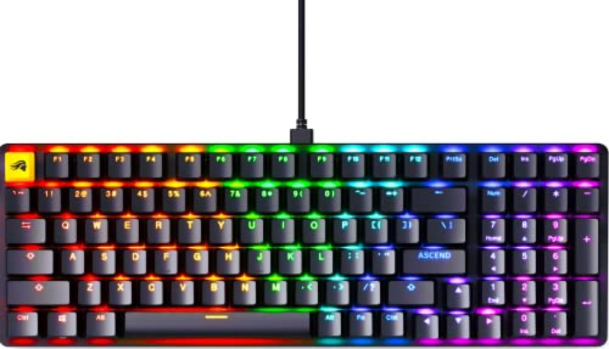 Glorious GMMK 2 Gaming Mechanical Keyboard - Hotswap Cherry Mx Style Linear Switches - Black