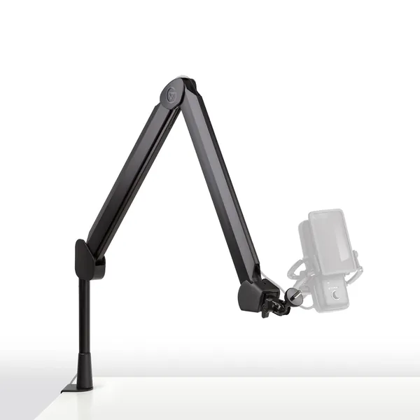 Elgato Wave Mic Arm - Premium Broadcasting Boom Arm with Cable Management Channels, Desk Clamp, 1/4" Thread Adapters, Fully Adjustable, perfect for Podcasts, Streaming, Gaming, Home Office, Recording - Kits High Rise