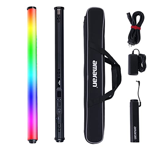 Aputure Amaran T2C RGBWW LED Tube Light 2500K to 7500K,Support APP and DMX Control (T2C 20W 23.6inch/60CM)