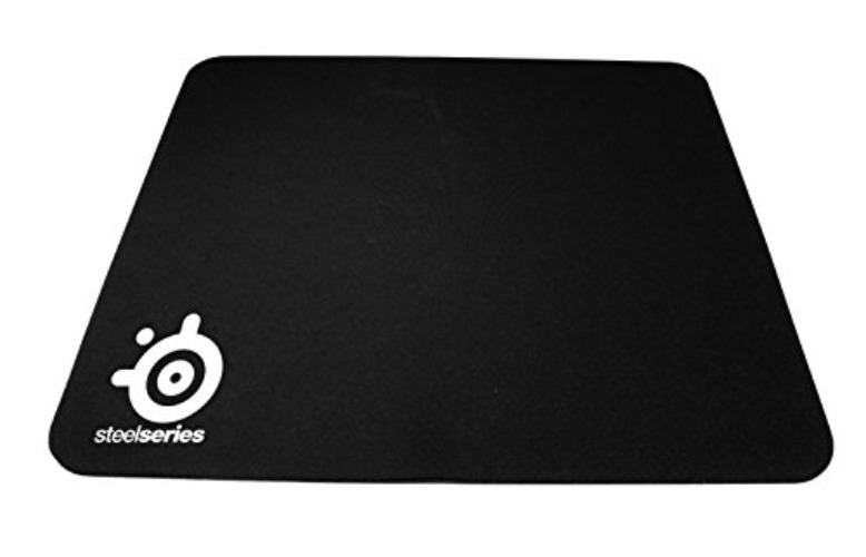 SteelSeries QcK Gaming Mouse Pad - Medium Cloth - Optimized For Gaming Sensors - Medium - Classic Black
