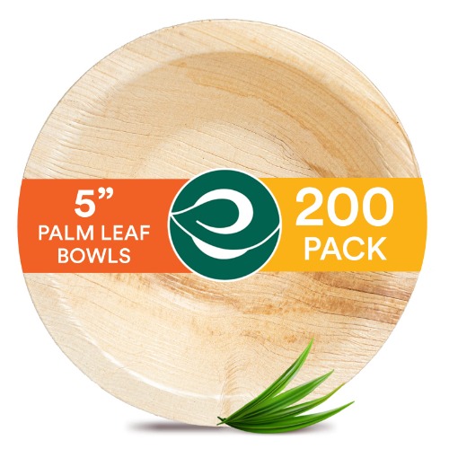 200 pack palm leaf bowls