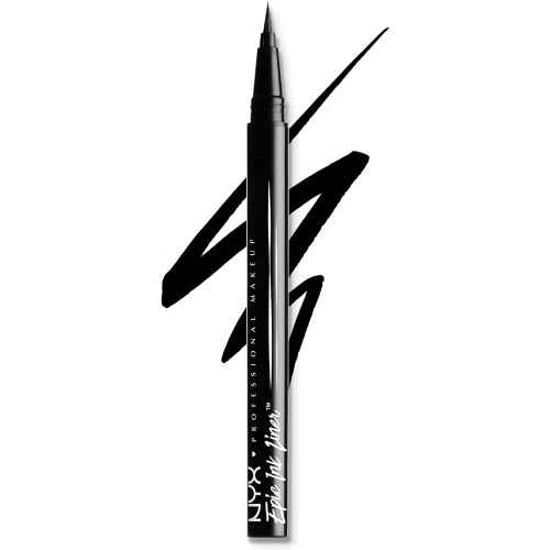 NYX PROFESSIONAL MAKEUP Epic Ink Liner, Liquid Eyeliner - Black - Black Eyeliner