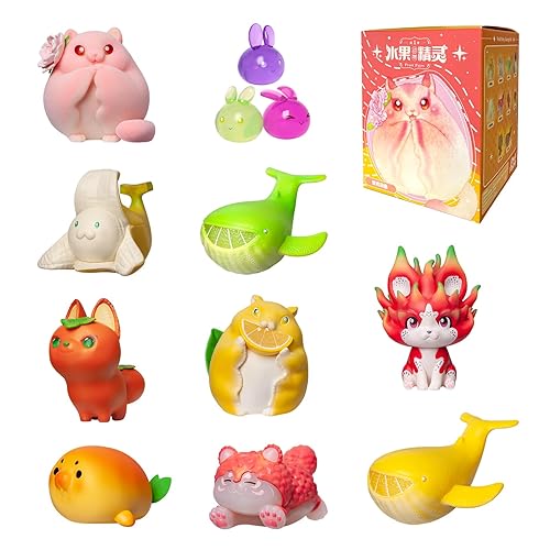 Fruit Fairy Series Blind Box Figure, 1Pc Collectible Toy Kawaii Creative Gift Room Decor Desktop Decoration, Gift for Birthday Party