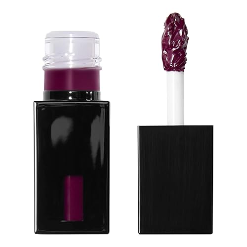 e.l.f. Cosmetics Glossy Lip Stain, Lightweight, Long-Wear Lip Stain For A Sheer Pop Of Color & Subtle Gloss Effect, Berry Queen - 1 ml (Pack of 1) - Berry Queen