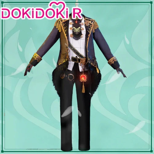 DokiDoki-R Game Genshin Impact Cosplay Diluc Costume Men | XL