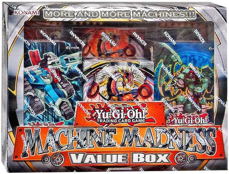 Yu-Gi-Oh Machine Madness Value Box 3 Structure Deck + 3 Jumbo Card (Cyber Dragon Revolution Machina Mayhem Machine Revolt) - 