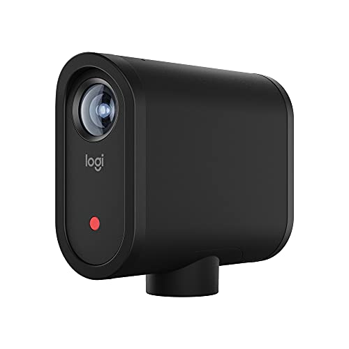 Logitech Mevo Start, Wireless Live Streaming Camera, 1080p HD Video Quality, Intelligent App Control, Stream via LTE or Wi-Fi - Black - 1 Pack