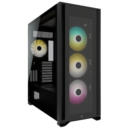 CORSAIR iCUE 7000X RGB Full-Tower ATX PC Case, Black - 