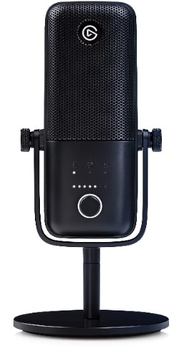 Elgato Wave:3 - Premium Studio Quality USB Condenser Microphone for Streaming, Podcast, Gaming and Home Office, Free Mixer Software, Sound Effect Plugins, Anti-Distortion, Plug ’n Play, for Mac, PC