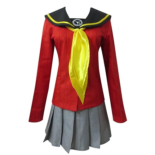 Titulow Yukiko Amagi Yasogami School Uniform Dress Cosplay Costume - Female S