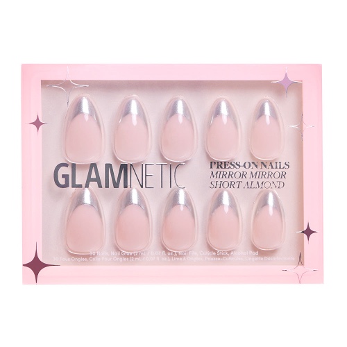Glamnetic - Press On - Mirror Mirror - Short Almond | Default Title