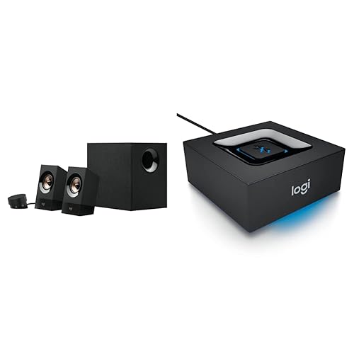 Logitech Z533 2.1 Multimedia Speaker System with Subwoofer + Bluetooth Audio Adapter - Speaker + Audio Adapter