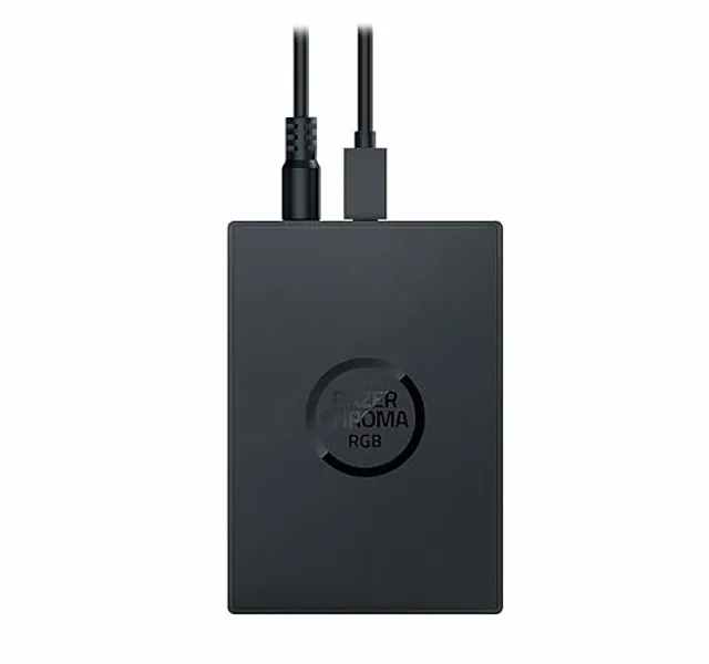 Razer Chroma Addressable RGB Controller - Adressierbarer RGB-Hub für ultimative Beleuchtungsanpassungen (Universal-Kompatibilität zu aRGB Geräten, 6 Anschlüsse, SSD-Befestigungspunkte) Schwarz