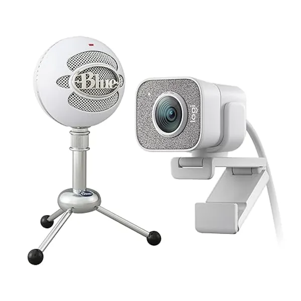 Blue Microphones Snowball USB-Mikrofon + Logitech StreamCam – Live-Streaming-Webcam
