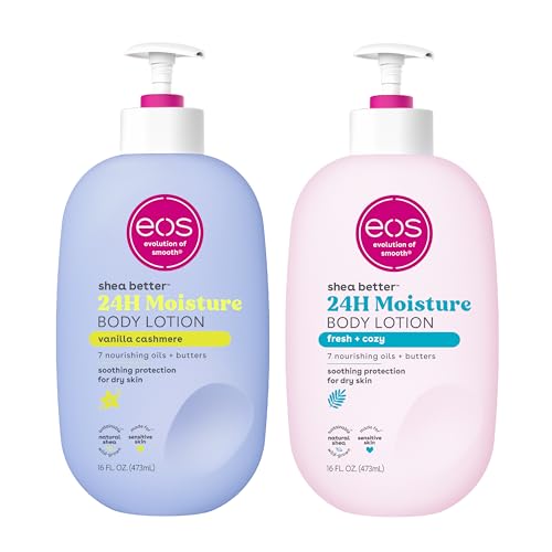 eos Shea Better Body Lotion Set- Vanilla Cashmere + Fresh & Cozy, 16 fl oz, 2-Pack - Vanilla Cashmere + Fresh & Cozy - 2 pack