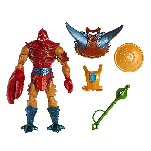 Masters of the Universe Masterverse Action Figure New Eternia Deluxe Clawful 7 Inch Scale, 30 Articulations, Battle Accessories, HLB58