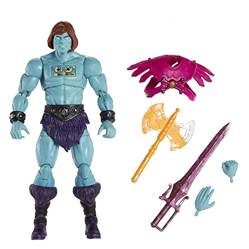 Masters of the Universe Masterverse Action Figure Faker New Eternia MOTU Collectible with Swappable Hands and Acccessories, HLB50