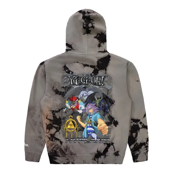 YUGIOH BAKURA MONSTERS HOODIE (TIE DYE) | MEDIUM