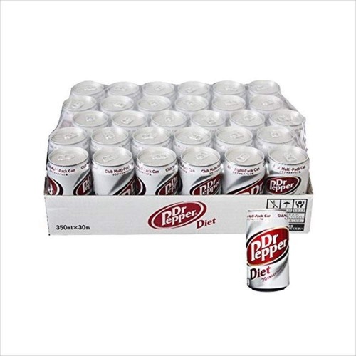 Diet Doctor Pepper 11.8 fl oz (350 ml) x 30 Cans