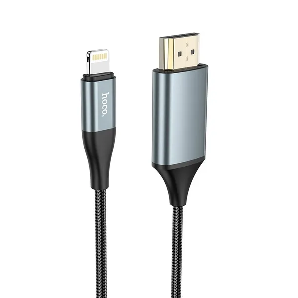 Wire Hoco UA15 Lightning to HDMI 2.0m, HDMI, 2 m, hall