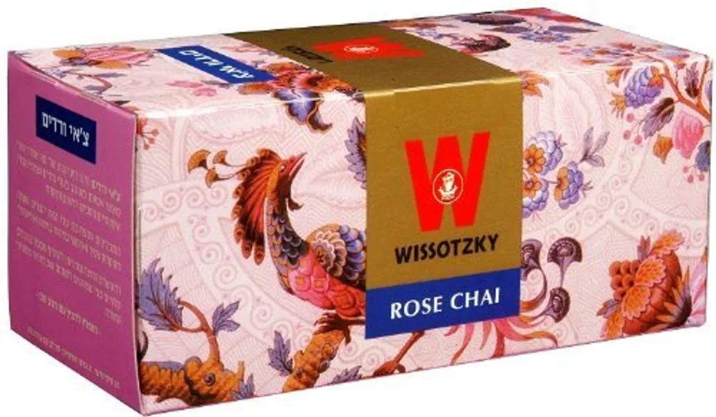 Wissotzky Tea Rose Chai / Box Of 25 Bags - Rose Chai Single