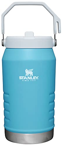 Stanley IceFlow Stainless Steel Tumbler with Straw, Vacuum Insulated Water Bottle for Home, Office or Car, Reusable Cup with Straw Leakproof Flip - 64oz - Pool