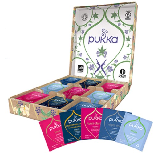 Pukka Organic Tea Bags, Relax Selection Box Herbal Tea, Perfect for Inner Harmony, 45 Tea Bags - Relax Tea Selection